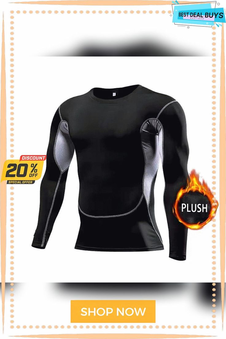 Men's Running Shirt Base Layer Long Sleeve Base Layer Street Athletic Winter Fleece Breathable Quick Dry Soft Fitness Gym Workout Running Sportswear Activewear Color Block Black Fleece Grey Fleece Athleisure Long Sleeve Activewear For Winter Sports, Black Winter Gym Tops, Sportswear Sweatshirt For Outdoor Activities, Long Sleeve Sportswear Sweatshirt For Outdoor Activities, Long Sleeve Fleece Workout Tops, Moisture-wicking Activewear For Winter Sports, Black Fleece Activewear For Outdoor, Sporty Moisture-wicking Activewear For Winter Sports, Black Fleece Outdoor Activewear