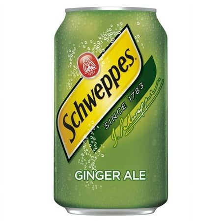 a can of schweppes ginger ale beer