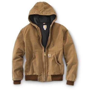 Carhartt Men's Quilted Flannel-Lined Active Jacket, Carhartt Brown, Carhartt® Brown Carhartt Coats, Winter Cowgirl, Carhartt Mens Jacket, Carhartt Coat, Cowgirl Stuff, F Men, Duck Jacket, Carhartt Jacket, College Fits