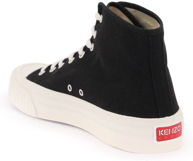 Elevate your sneaker game with these high-top canvas kicks featuring the iconic KENZO Lucky Tiger logo print. The rubber toe and silver-tone metal eyelets add a touch of edgy flair, while the cotton interior and lightly padded insole keep you comfortable all day long. Plus, the rubber sole with embossed signature and logo patch on the back make these sneakers a stylish must-have for any fashion-forward individual. Made of durable cotton canvas Features KENZO Lucky Tiger logo print Comfortable co Cool Tiger, Lucky Tiger, Tiger Logo, Hermes Birkin 25, Versace Bags, Sneaker Games, Canvas Sneakers, Fendi Bags, Lv Bag