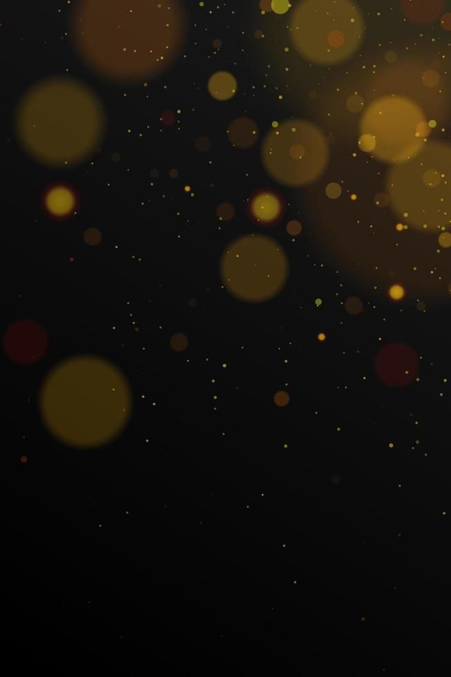 blurry gold and black background with circles