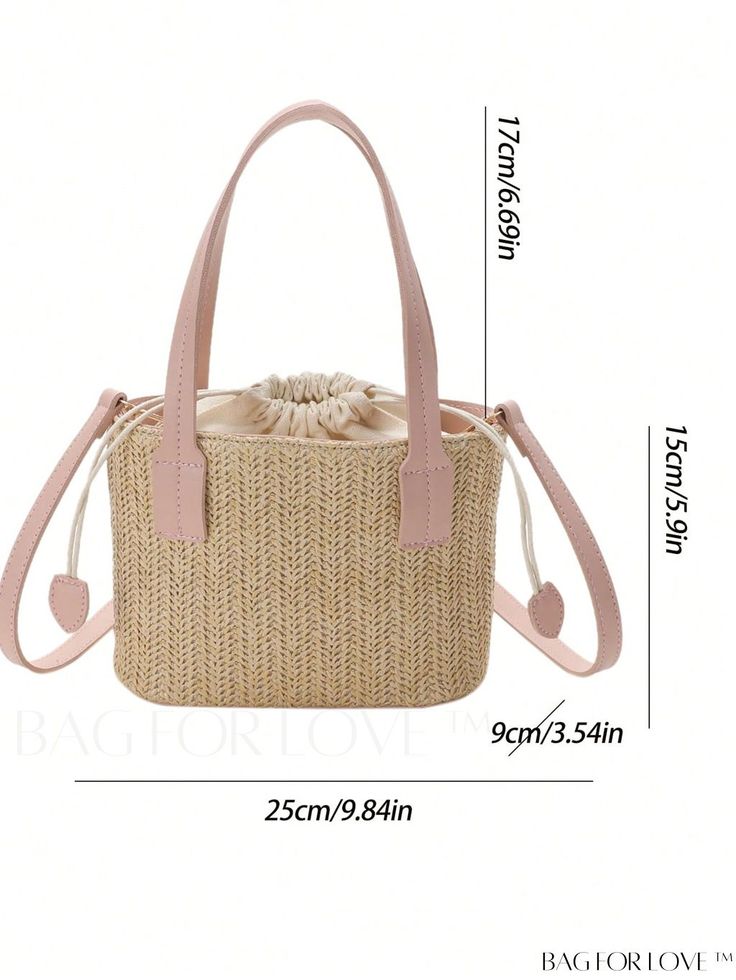 BagForLove - Stylish Drawstring Straw Bag (Medium Size) Product Description Color Pink Bag Size Medium Pattern Type Tropical Material Straw Size Chart INCH CM Bag Length Bag Width Bag Height Handle Height Strap Length 9.8 inch 3.5 inch 5.9 inch 6.7 inch 47.2 inch Bag Length Bag Width Bag Height Handle Height Strap Length 25 cm 9 cm 15 cm 17 cm 120 cm Details Pictures Similar Products h2 { text-align: center; } /* æ¢è¡ */ li{ white-space: normal; word-break: break-all; word-wrap: break-word; } .red-box { width: 100%; display: flex; flex-direction: row; flex-wrap: wrap; justify-content: center; } .red-box > div { width: 190px; height: 250px; margin: 10px; } .red-box > div > a > img { width: 190px; height: 250px; } .size-box { width: 100%; margin: auto; white-space: nowrap; } .table { borde Word Wrap, Medium Bags, Pink Bag, Straw Bag, Medium Size, Straw, Sleek, Size Medium, Pattern