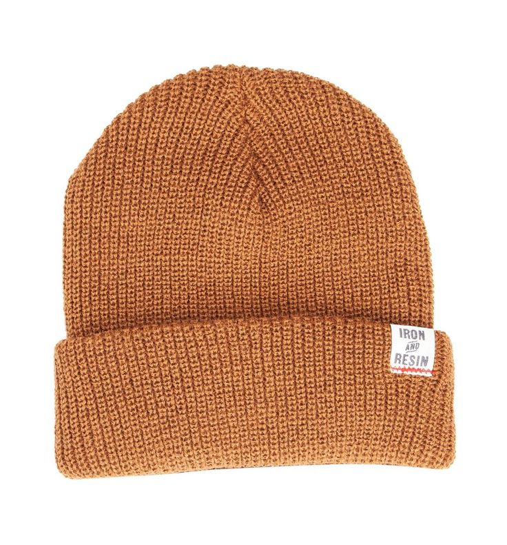 Watchman Beanie – Iron and Resin Adjustable Knitted Beanie For Everyday Use, Everyday Adjustable Knitted Beanie, Adjustable Warm Beanie For Everyday, Warm Adjustable Beanie For Everyday, Classic Knitted Beanie For Everyday, Classic Knitted Everyday Beanie, Everyday Adjustable Warm Beanie, Adjustable Brown Beanie For Fall, Adjustable Brown Soft Knit Beanie