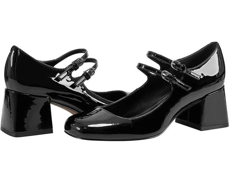 Women's Marc Fisher LTD Nillie Square Toe Mary Janes With Buckle Closure For Party, Spring Office Block Heels With Buckle Closure, Office Block Heels With Buckle Closure, Formal Mary Janes With Buckle Closure And Block Heel, Elegant Block Heels With Rectangular Buckle For Formal Occasions, Formal Block Heels With Buckle Closure And Round Toe, Formal Mary Jane Block Heels With Buckle Closure, Spring Mary Janes With Buckle Closure For Formal Wear, Spring Mary Janes With Buckle Closure For Formal Occasions