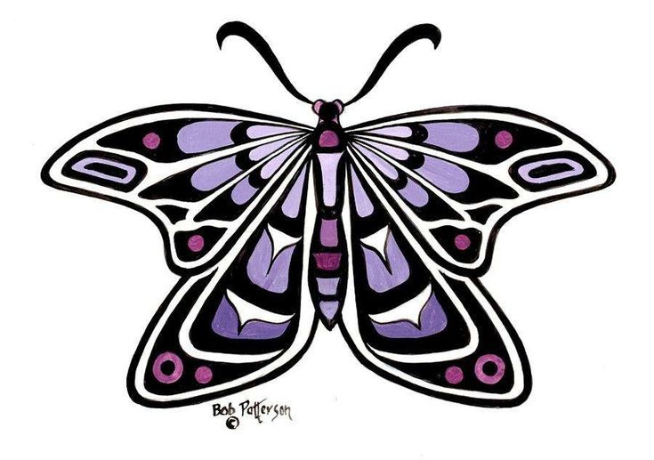 a purple and black butterfly with pink dots on it's wings