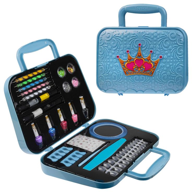 PRICES MAY VARY. DESIGN YOUR NAILS WITH CREATIVE ART - This nail kit for girls ages 7-12 Includes: 4 Nail polish, nail extensions, nail glue Stickers, nail file, nail art brush, toe separators, nail stickers, transparent roll tape, topcoat nail polish, nail art pens, double-sided dotting pen tools, and nail sequins! BE THE COOLEST KID ON THE BLOCK - Nobody will think you did it yourself! This all-in-one kids nail polish set for girls 7-12 includes every possible thing you’ll need to get GLAM. PE Nail Kit For Kids, Kids Nail Polish, Nail Polish Gift, Nail Art Kits, Diy Acrylic Nails, Nail Art Stickers Decals, Nail Polish Kits, Nail Art Pen, Nail Art Kit