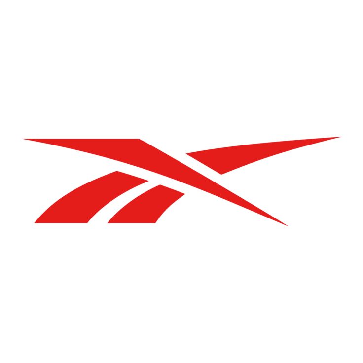 the red and white logo for an electronic company, which is designed to look like a bird