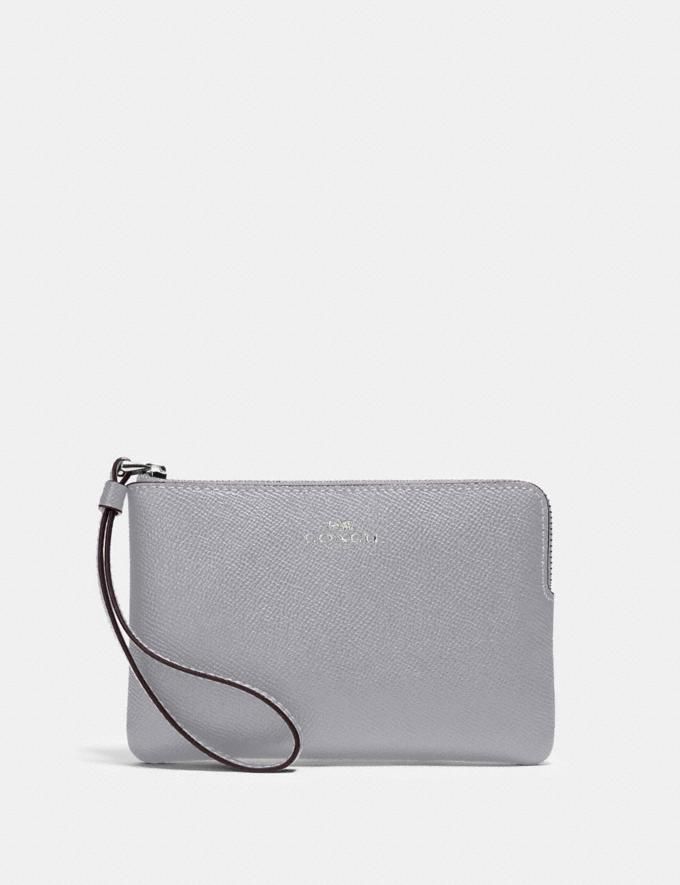 COACH® Outlet | CORNER ZIP WRISTLET Classic Bags With Wrist Strap For Daily Use, Classic Bags With Wrist Strap, Classic Formal Clutch With Wrist Strap, Classic Clutch With Wrist Strap For Travel, Classic Travel Wristlet Pouch, Classic Clutch Wristlet For Travel, Classic Travel Clutch Wristlet, Classic Travel Wristlet Clutch, Classic Wristlet Pouch For Daily Use