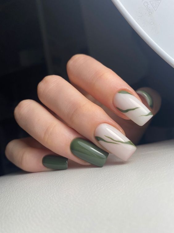 Explore Top Spring Nails Dip 2024 Trends: Fresh Powder Colors & Chic Designs Nagellack Trends, Hello Nails, Green Nail Designs, Simple Acrylic Nails, Casual Nails, Nail Swag, Classy Nails, Nail Art Ideas, Minimalist Nails