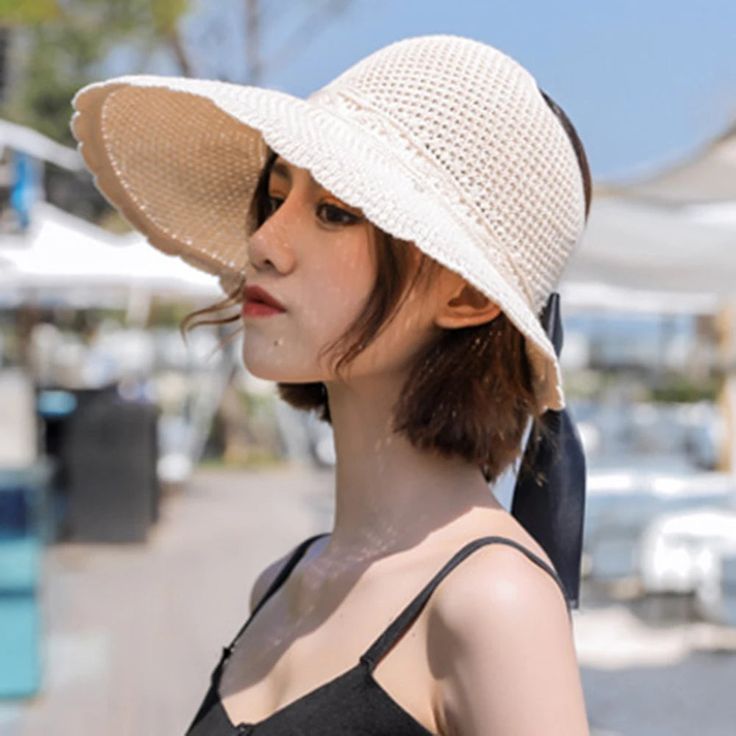 SPECIFICATIONSBrand Name: NoEnName_NullDepartment Name: ADULTApplicable Scene: BeachGender: WOMENFeature: Sun protectionApplicable Season: Four SeasonsMaterial: StrawOrigin: Mainland ChinaModel Number: hatPattern Type: PlaidRelease Date: Summer2021Style: CasualItem Type: Sun Hats White Beach Hat For Beach Season, White Boater Hat For Beach, White Boater Hat For Beach Season, Casual Lightweight Boater Hat For Beach, White Adjustable Boater Hat For Beach, White Summer Boater Hat For Beach, Casual White Beach Hat, Cream Crochet Hat For Beach, One Size Fits Most, Cream Crochet Hat For Beach