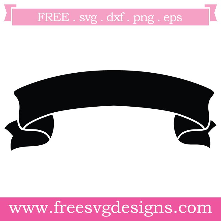 a black and white banner with the words free svg dxf png epss