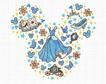 a cross stitch pattern with princess's dress and shoes in the shape of a heart