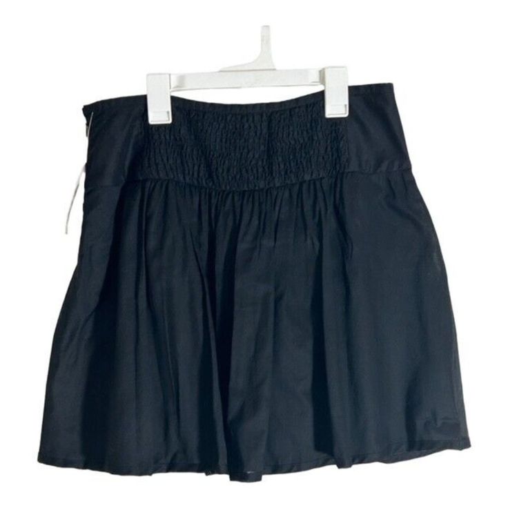 Inc International Concepts Mini Skirt Women's 10p Black Plated Lined Side Zip Waist 30" Length 18" Black Pleated Summer Skirt, Summer Black Pleated Skort, Black Pleated Skort For Summer, Summer High Waist Black Mini Skirt, Black Lined Relaxed Skirt Bottoms, Black Pleated Skort With Short Inseam, Casual Mini Skirt With Elastic Waistband, Spring Black Skirt With Elastic Waistband, Black Pleated Short Inseam Skort