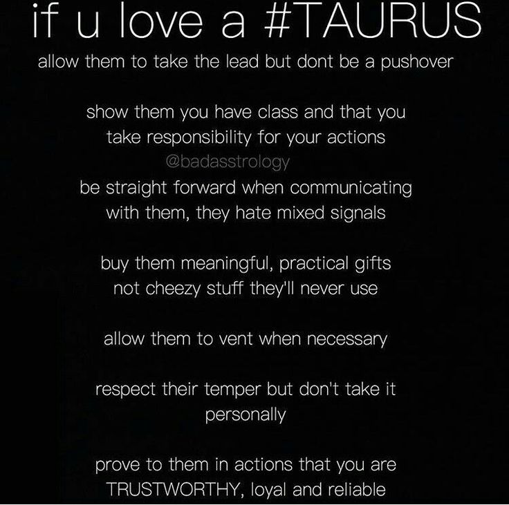 a poem written in black and white with the words if u love a taurus