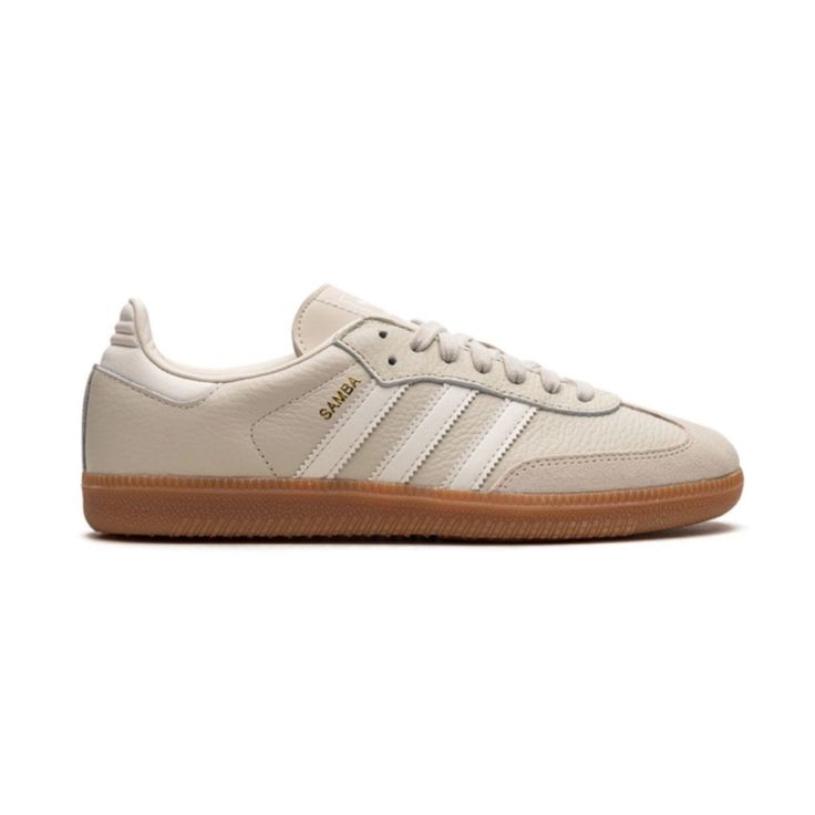 Adidas Samba Og Sneaker Color: Beige/White Size 9.5 Men/ 11/ 42 Women New. I Do Not Have Box. Shoes Adidas Samba, Adidas Classic Custom Sneakers With Gum Sole, Adidas Cream Sneakers With Gum Sole, Samba Shoes, Adidas Samba Og, Samba Og, Shoes Adidas, Adidas Samba, White Adidas