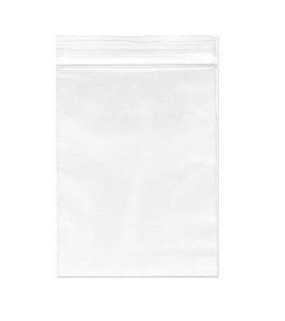 an empty white bag on a white background