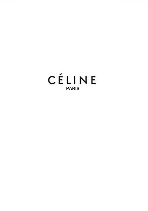 the logo for celline paris is shown in black and white on a white background