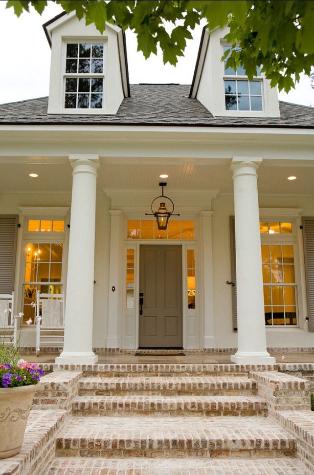 a house is shown with the words home furnishings on it's front door and stairs