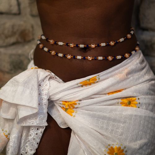 Blue Waist Beads, Crystal Waist Beads, Loose Part, Waist Beads African, Black Hippy, African Waist Beads, Waist Jewelry, Clothes Reference, Goals Inspiration