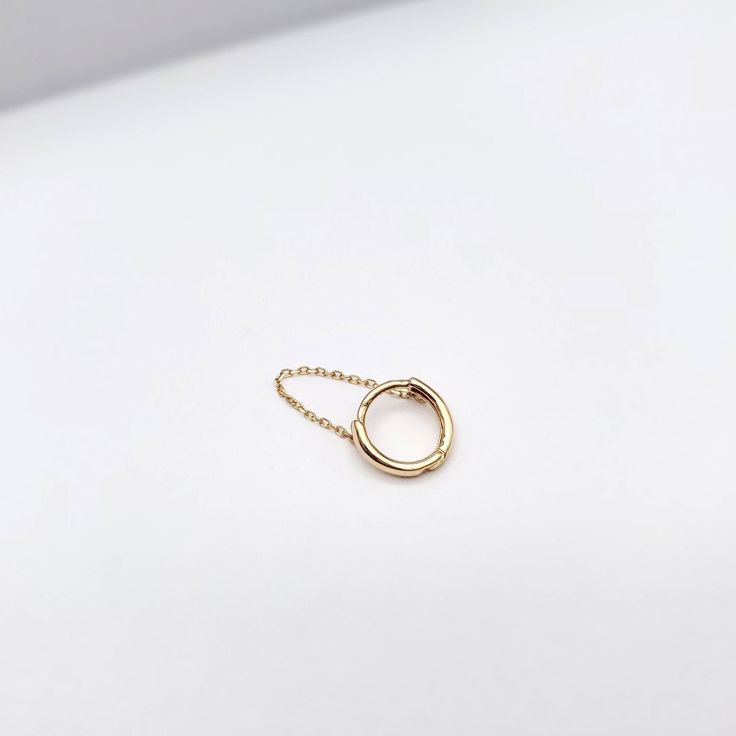 14k Solid Gold Chain Huggie Hoop Earring, Cartilage Hoops, Tiny Small Hoops, Conch Hoop, Minimalist Earrings Dainty Yellow Gold Hoop Earrings With Adjustable Chain, Minimalist 14k Gold Dangle Cartilage Earrings, Minimalist Hoop Jewelry With Adjustable Chain, Gold Cartilage Earrings With Adjustable Chain For Everyday, Minimalist Hoop Cartilage Earrings, Minimalist Yellow Gold Dangle Cartilage Earrings, Minimalist 14k Gold Hoop Septum Ring, Minimalist Hoop Piercings Tarnish Resistant, Minimalist 14k Gold Hoop Piercings