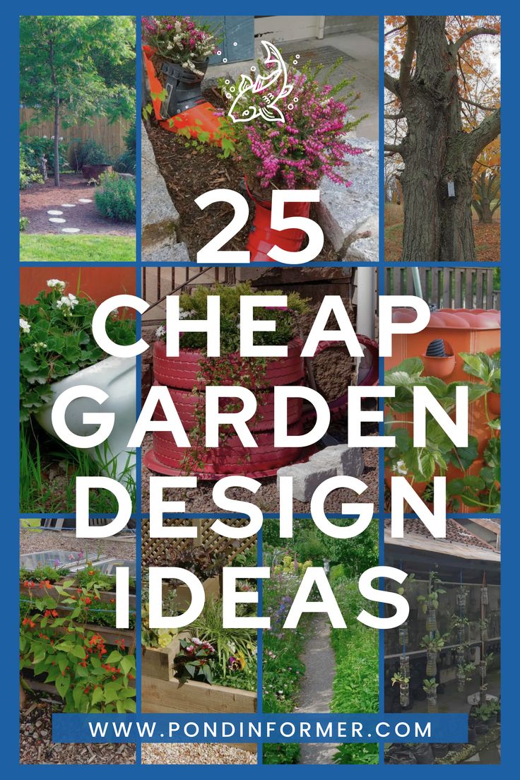 the 25 cheap garden design ideas