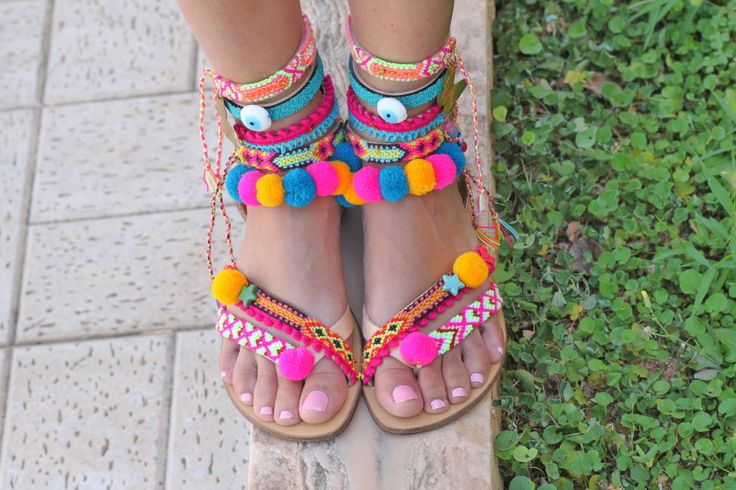 Get ready for the festival season! Handmade Barefoot Sandals For Spring And Summer, Multicolor Sandals With Tassels For Summer, Multicolor Tassel Sandals For Summer, Pink Bohemian Barefoot Sandals For Festival, Multicolor Barefoot Sandals For Summer Beach, Pink Handmade Sandals For Party, Multicolor Bohemian Barefoot Sandals For Summer, Handmade Sandals For Summer Festival, Handmade Multicolor Barefoot Sandals For Vacation