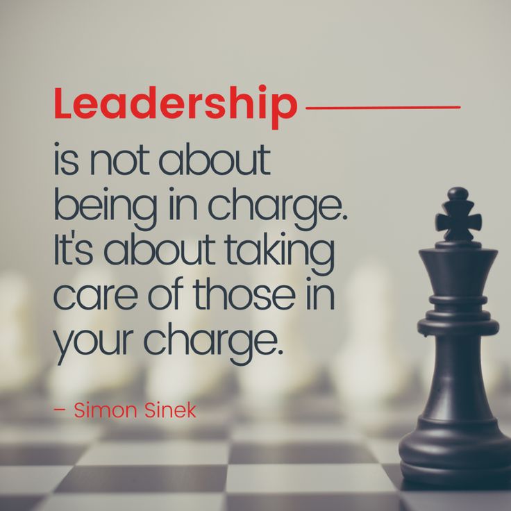 a chess board with a quote on it that says, leadership is not about being in charge its about taking care of those in your charge