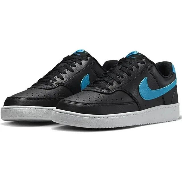 Find Nike Court Vision Low Leather Casual Sneakers Men Shoes Black/blue Size 10.5 on eBay in the category Clothing, Shoes & Accessories>Men>Men's Shoes>Athletic Shoes. Nike Court Vision Low, Nike Court Vision, Court Vision, Sneaker Men, Leather Trainers, Trainer Sneakers, Shoes Black, Accessories Men, Shoes Athletic