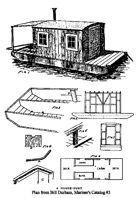 the plans for a small boat house