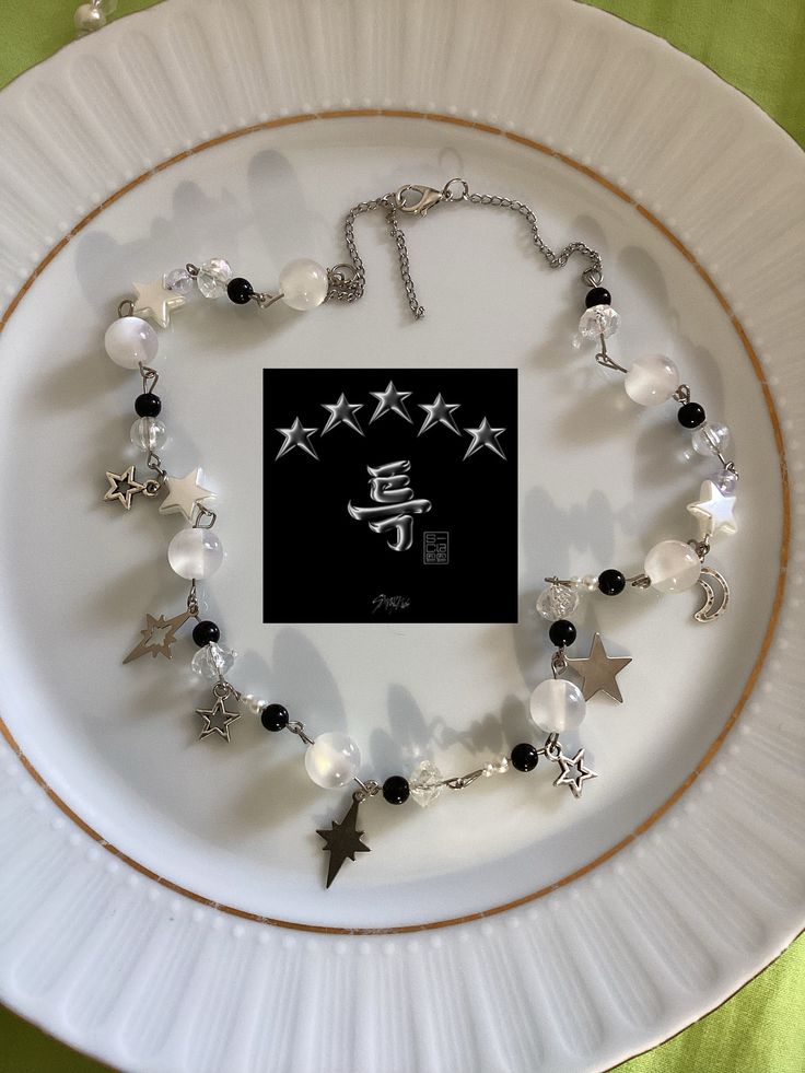 Stray Kids new album 5 star inspired necklace Made by order  Length can be personalized Chain: stainless steel  Please don't hesitate to ask any questions! All my products are belong to me please do not copy! White Kpop Style Necklace For Gifts, Y2k White Jewelry Gift, Y2k Style White Jewelry For Gift, Y2k White Jewelry For Gift, Black Kpop Style Necklace For Gift, Customizable White Kpop Jewelry, Jewelry Kpop, Stray Kids Merch, Pop Jewelry