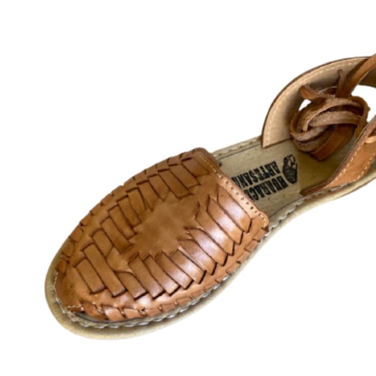 Authentic handmade Mexican Sandals Mexican Huarache Sandals wrap up leather straps Imported directly from Mexico. These sandals are handmade with leather uppers Rubber outer soles The inner sole is lined with authentic leather. Adjustable Leather Sandals With Woven Sole, Leather Woven Huarache Sandals With Ankle Strap, Leather Woven Ankle Strap Huarache Sandals, Leather Huarache Sandals With Rubber Sole For Vacation, Brown Woven Leather Huarache Sandals For Vacation, Natural Leather Sole Huarache Sandals For Vacation, Adjustable Woven Leather Huaraches With Open Toe, Leather Closed Toe Huarache Sandals For Vacation, Adjustable Open Toe Woven Leather Huaraches