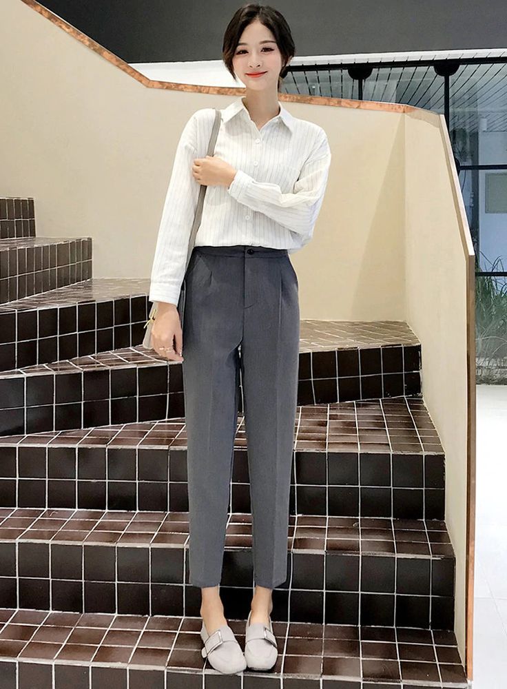 Gender: Women Length: Ankle-Length Pants Closure Type: Button Fly Fabric Type: Broadcloth Front Style: Flat Waist Type: High Material: Polyester Material: COTTON Material: Acrylic Pant Style: Pencil Pants Decoration: Pockets Decoration: Sashes Decoration: Button Fit Type: REGULAR Model Number: LY2569 Pattern Type: Solid Business Casual Trousers With Buttons, High Waist Bottoms For Business Casual, Office Lady Style, Ankle-length Business Casual Pants With Buttons, Business Casual Straight Pants With Buttons, Ankle-length Business Casual Dress Pants With Buttons, Ankle-length Dress Pants With Buttons For Business Casual, Business Casual Straight Leg Dress Pants With Buttons, Office Lady Style Trousers For Work, Straight Pants With Buttons For Business Casual