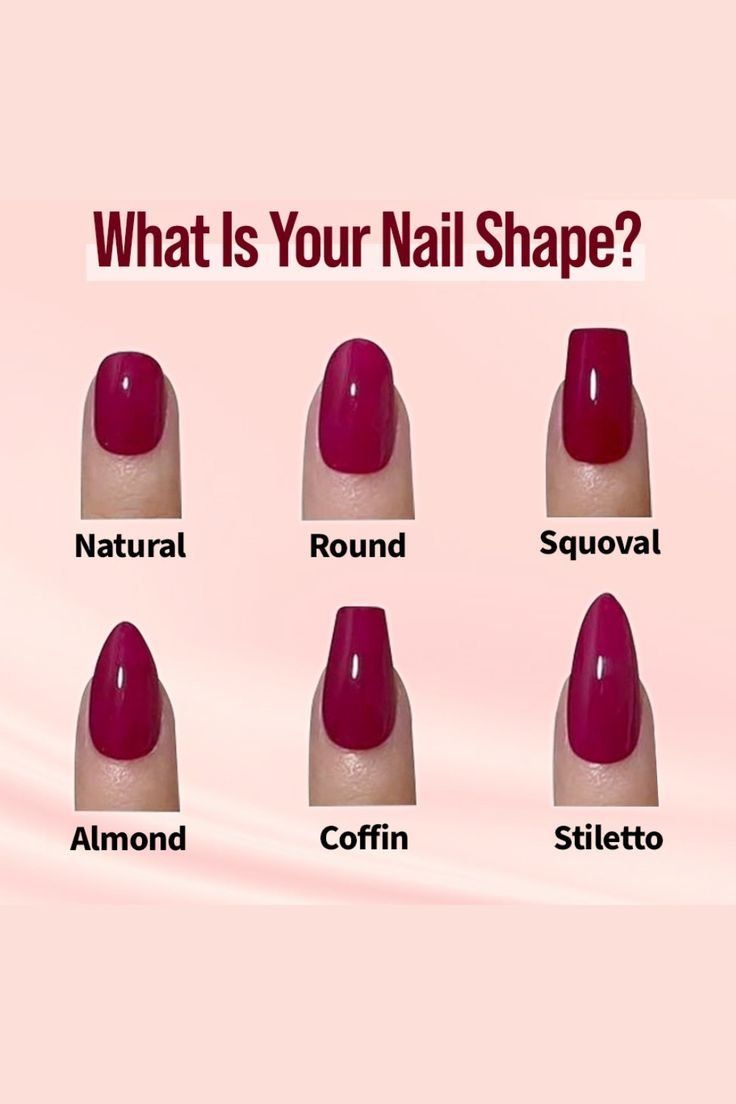 What is the meaning behind the Red Nail Theory? 5 Reasons Why You Should Try It THIS HOLIDAY SEASON — ASHLINA KAPOSTA Different Natural Nail Shapes, Trendy Nail Shapes 2023, Narrow Nails Shape Long, Diff Nail Shapes, Shape Of Nails Chart, Square To Almond Nails Shape, Acrylic Shapes Nails, Gel Nail Shapes Chart, Almond Vs Coffin Shape