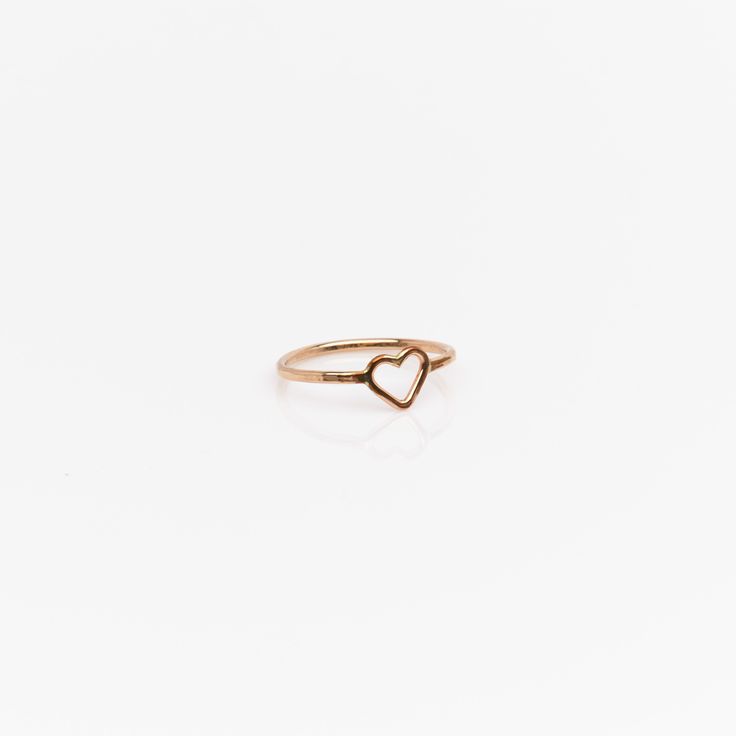 Heart Ring – Nashelle Heart-shaped Rose Gold Stackable Rings As Gift, Rose Gold Heart-shaped Stackable Rings As Gift, Stackable Heart Midi Rings For Gift, Everyday Stackable Rings For Valentine's Day, Trendy Stackable Midi Rings For Anniversary, Heart-shaped Stackable Rings As A Gift, Adjustable Stackable Rose Gold Heart Ring, Rose Gold Heart-shaped Stackable Rings, Valentine's Day Adjustable Rose Gold Stackable Rings