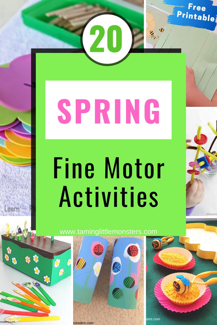 the top ten spring fine motor activities for kids