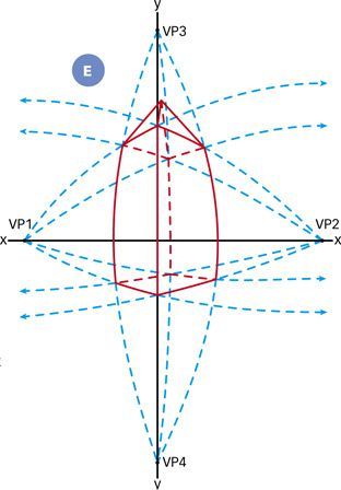 an image of a star with lines and points