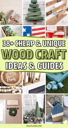 the cover of an article about wood crafts and projects