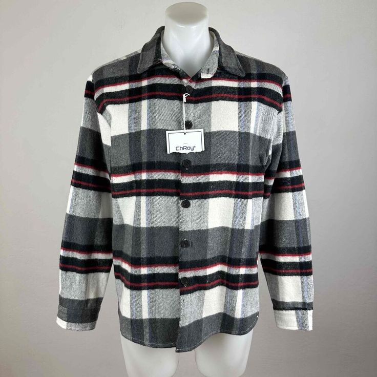 Chroy Multi Long Sleeve Plaid Button-Up Flannel Shirt Size Small Experience The Exceptional Quality Of Italian Craftsmanship With This Chroy Flannel Shirt. Its Long Sleeves And Classic Plaid Pattern Are Perfect For Styling On Those Brisk Days, While The Button-Up Feature Adds To Its Timeless Appeal. It Is So Incredibly Soft That It Almost Feels Like Cashmere. Condition: New Condition Size: Small Features: Long Sleeve, Plaid Pattern, Button-Up, Made In Italy, Premium Quality, Classic Fit Brand: C Plaid Tops With Casual Collar For Winter, Casual Collar Plaid Tops For Winter, Classic Collared Winter Shirt, Winter Shirt With Spread Collar And Button Closure, Winter Shirt With Button Closure And Spread Collar, Plaid Top With Spread Collar And Button Closure, Plaid Top With Button Closure And Spread Collar, Winter Button-up Shirt With Relaxed Fit, Plaid Long-sleeve Top With Button Closure