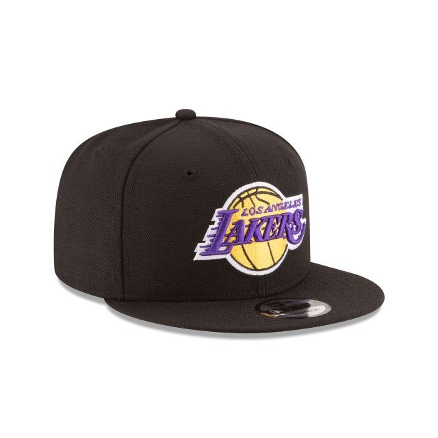 the los lakers logo is shown on this new era hat