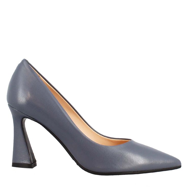 Pointed toe décolleté in light blue leather , 100% Made in Italy.

8cm high heel

 A sober and elegant item, perfect for any occasion Party Leather Pumps With Padded Heel, Chic Blue Kitten Heels For Spring, Spring Business Heels With 4-inch Heel, Chic Leather Pumps With Reinforced Heel, Chic Leather Pumps With 4-inch Heel, Leather Pumps With Reinforced Heel For Evening, Chic Leather Pump With 4-inch Heel, Elegant Blue Kitten Heels With Sculpted Heel, Blue Kitten Heels For Spring Formal Occasions