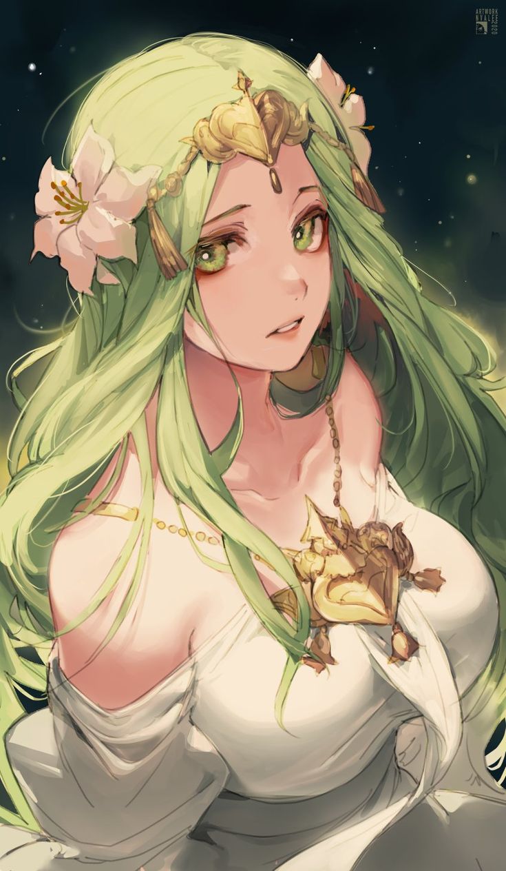 Lady Rhea, Blue Anime, Three Houses, 영감을 주는 캐릭터, Kpop Fanart, Art Anime, Infp, Green Hair, Fire Emblem