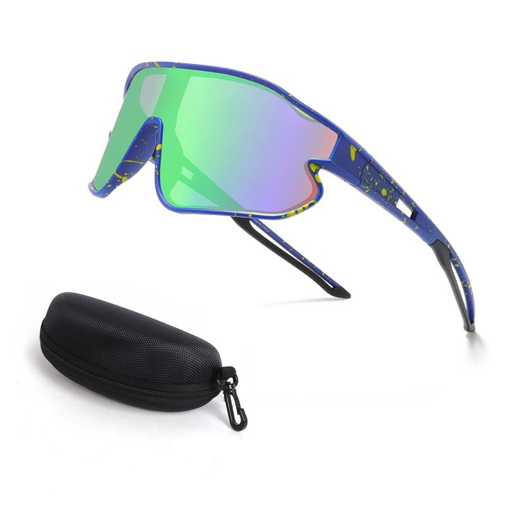 PRICES MAY VARY. Fashion UV Protection: Outdoor Cycling Baseball Golf Riding Kids Sports Sunglasses.Sunglasses frame is made of lightweight plastic which comfortably wraps around child’s head. Suitable Scenario: It is very suitable for cycling, driving, baseball, softball, basketball, mountaineering, fishing, golf, motorcycle riding, hiking, cycling, tennis, boating, skiing, hunting, skateboarding, triathlon, marathon, running, racing, hiking, and sports activities. Perfect Protection for Your E Sporty Blue Shield Sunglasses With Uv Protection, Sporty Blue Shield Sunglasses For Sports, Blue Sporty Sunglasses With Uva Protection, Sporty Blue Sunglasses With Uva Protection, Functional Shield Sunglasses For Summer Outdoor Activities, Sporty Polarized Sunglasses For Skiing, Blue Functional Sports Sunglasses, Casual Shield Sunglasses With Uv Protection For Sports, Blue Anti-reflective Sunglasses For Outdoor Activities