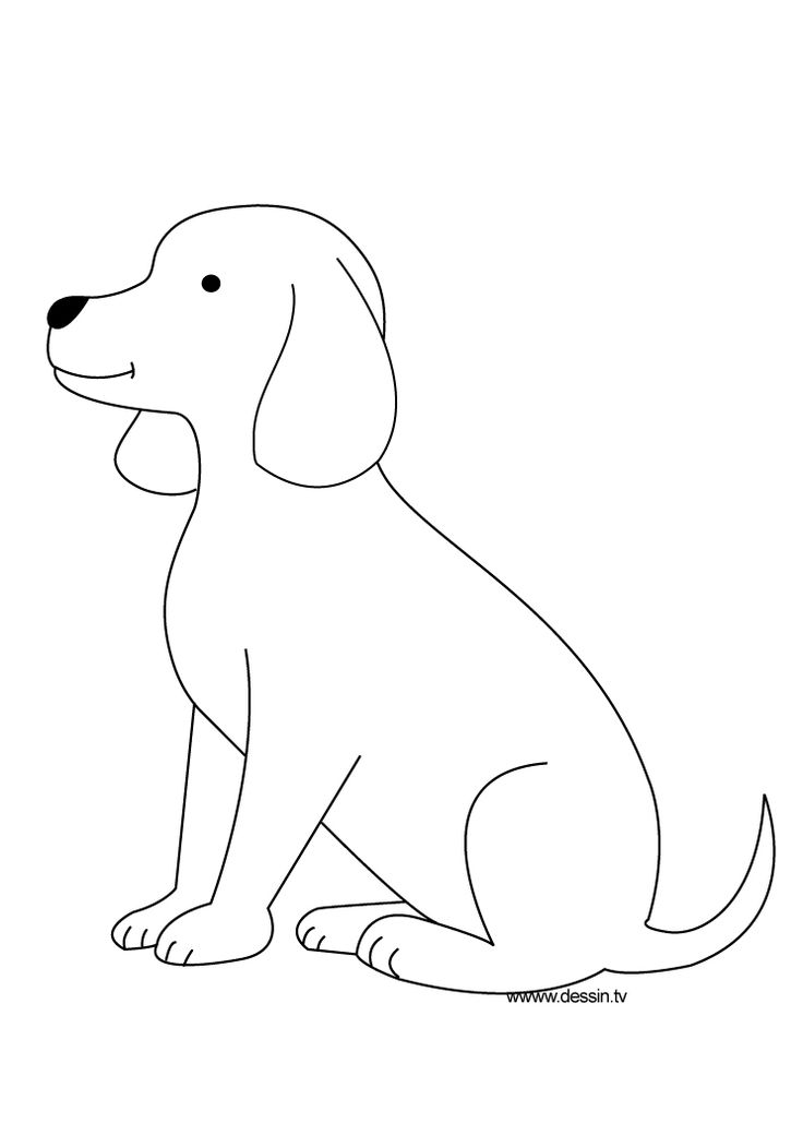 a black and white drawing of a dog sitting on the ground with its paw up