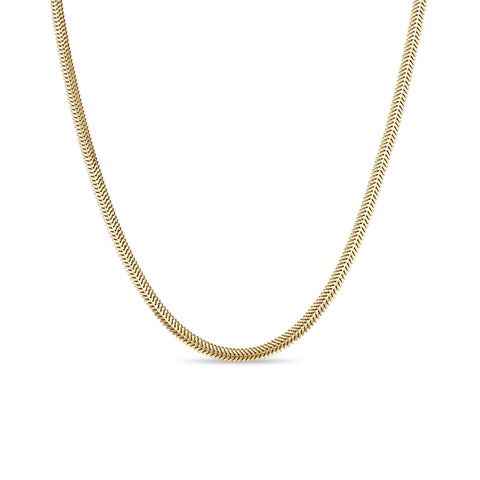 Classic Delicate Chain Jewelry, Classic 14k Gold Snake Chain Necklace As A Gift, Formal 14k Gold Snake Chain Jewelry, Dainty 14k Gold Snake Chain Jewelry, 14k Gold Dainty Snake Chain Jewelry, 14k Gold Snake Chain Jewelry For Formal Occasions, Dainty Tarnish Resistant Snake Chain Jewelry, Classic 14k Gold Snake Chain Necklace For Gift, Classic Jewelry With Box And Snake Chain