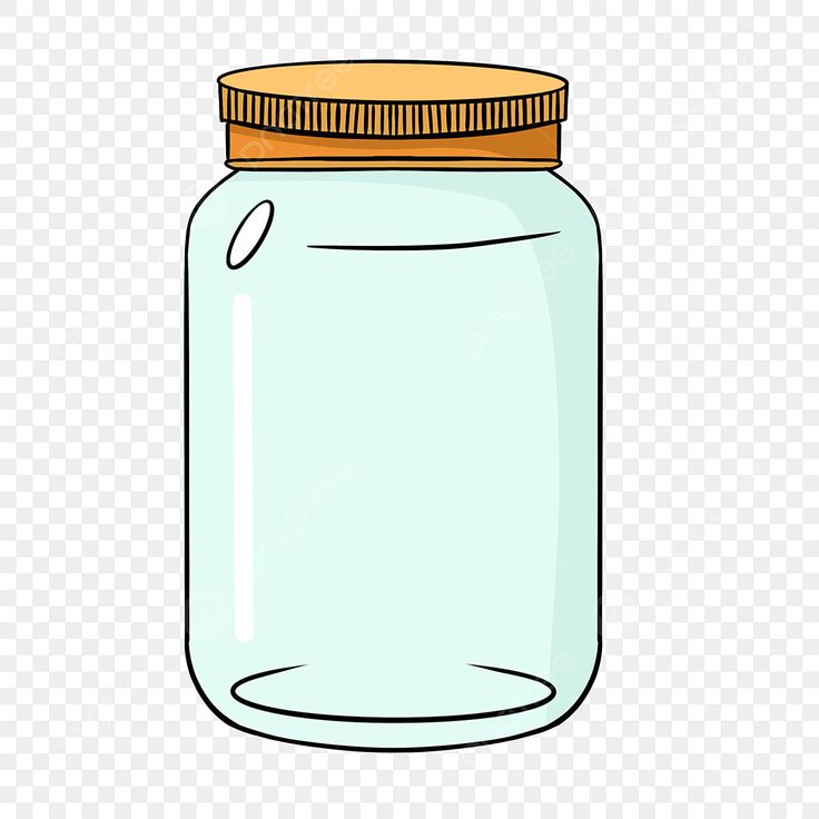 a glass jar with a wooden lid on a transparent background, hd png clipart