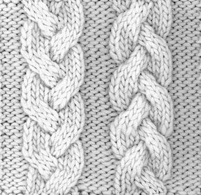 an image of a knitted sweater with two braids