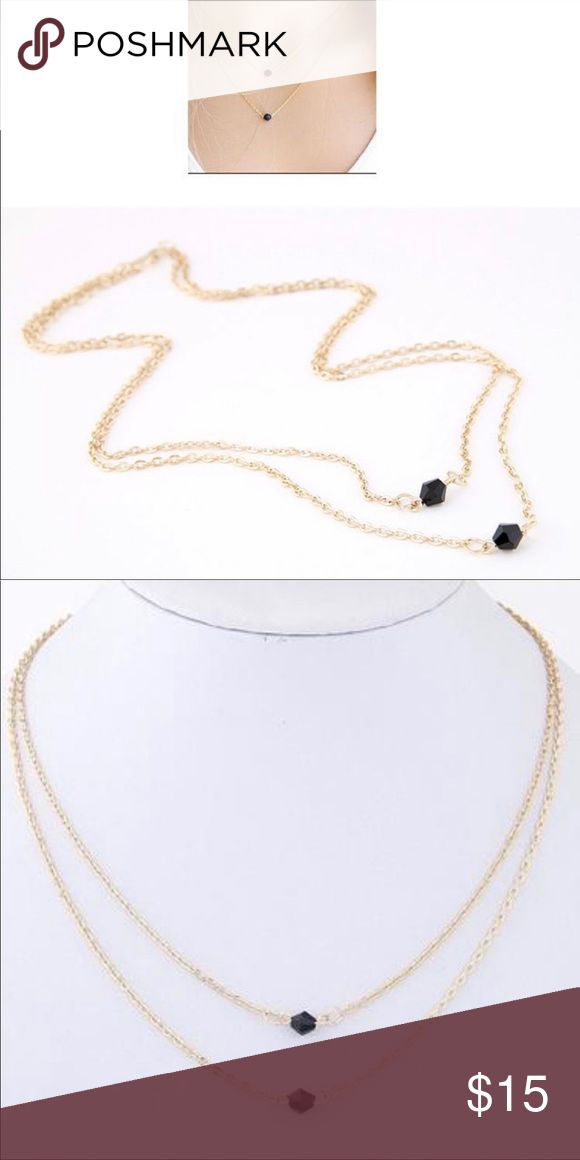 Gold Multilayer Necklace Gold Multilayer Necklace Material: Black Beads, Zinc Alloy Size:50*40cm Beads: 0.6cm Jewelry Necklaces Multilayer Necklace, Multi Layer Necklace, Black Beads, Necklace Gold, Multi Layering, Shop Necklaces, Womens Jewelry Necklace, Zinc Alloy, Gold Necklace