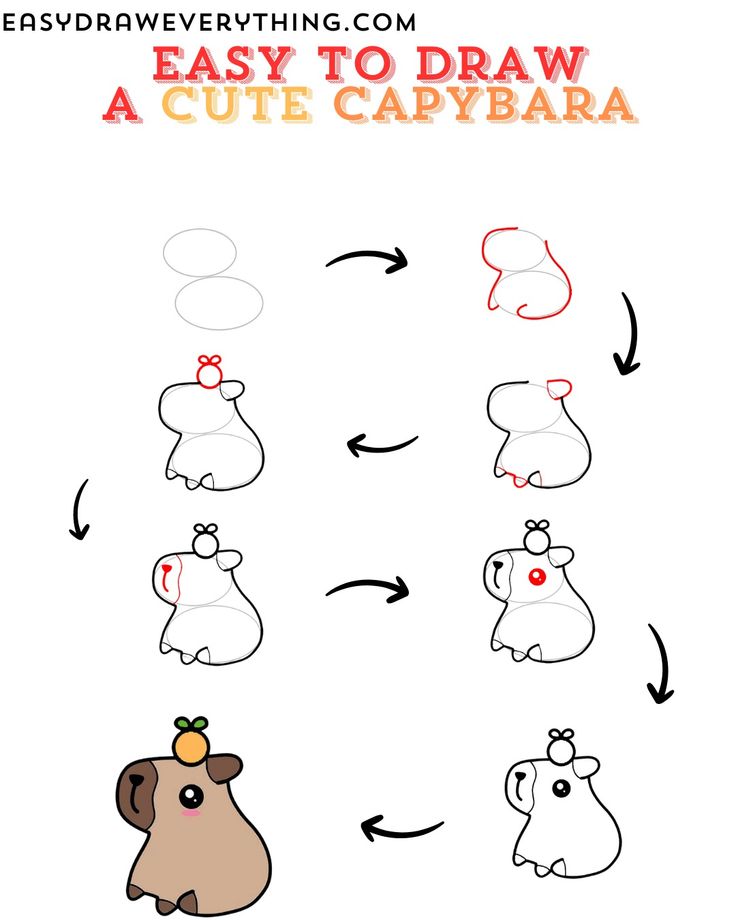 how to draw cute cartoon animals easy step by step drawing instructions for kids and beginners