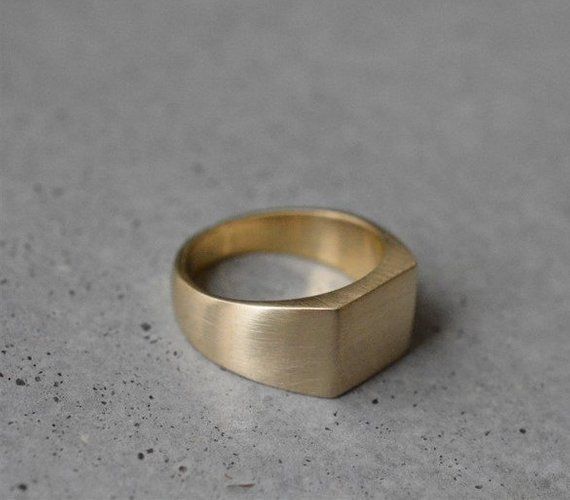 18k gold signet pinky ring,18k gold square seal ring,18k solid gold signet ring,18k gold pinky ring, Square Minimalist Signet Ring For Formal Occasions, Minimalist Square Signet Ring For Formal Occasions, Modern Gold Square Signet Ring, Elegant Gold Square Signet Ring, Minimalist 14k Gold Rectangular Signet Ring, Minimalist Square Cut Signet Ring For Gift, Minimalist Square Cut Signet Ring As Gift, Minimalist Gold Rings With Square Cut, Modern Yellow Gold Rectangular Signet Ring