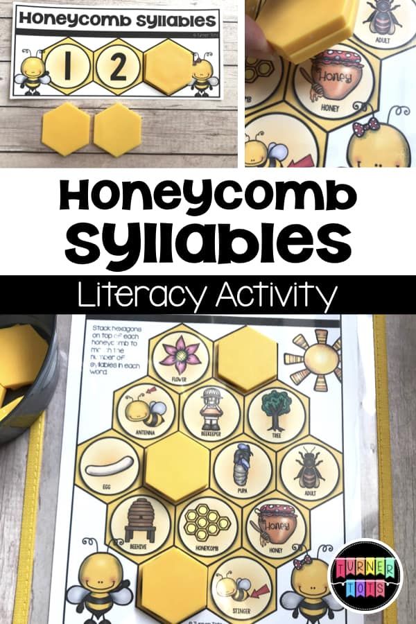 the honeycombs and bees are on display in this printable activity for kids